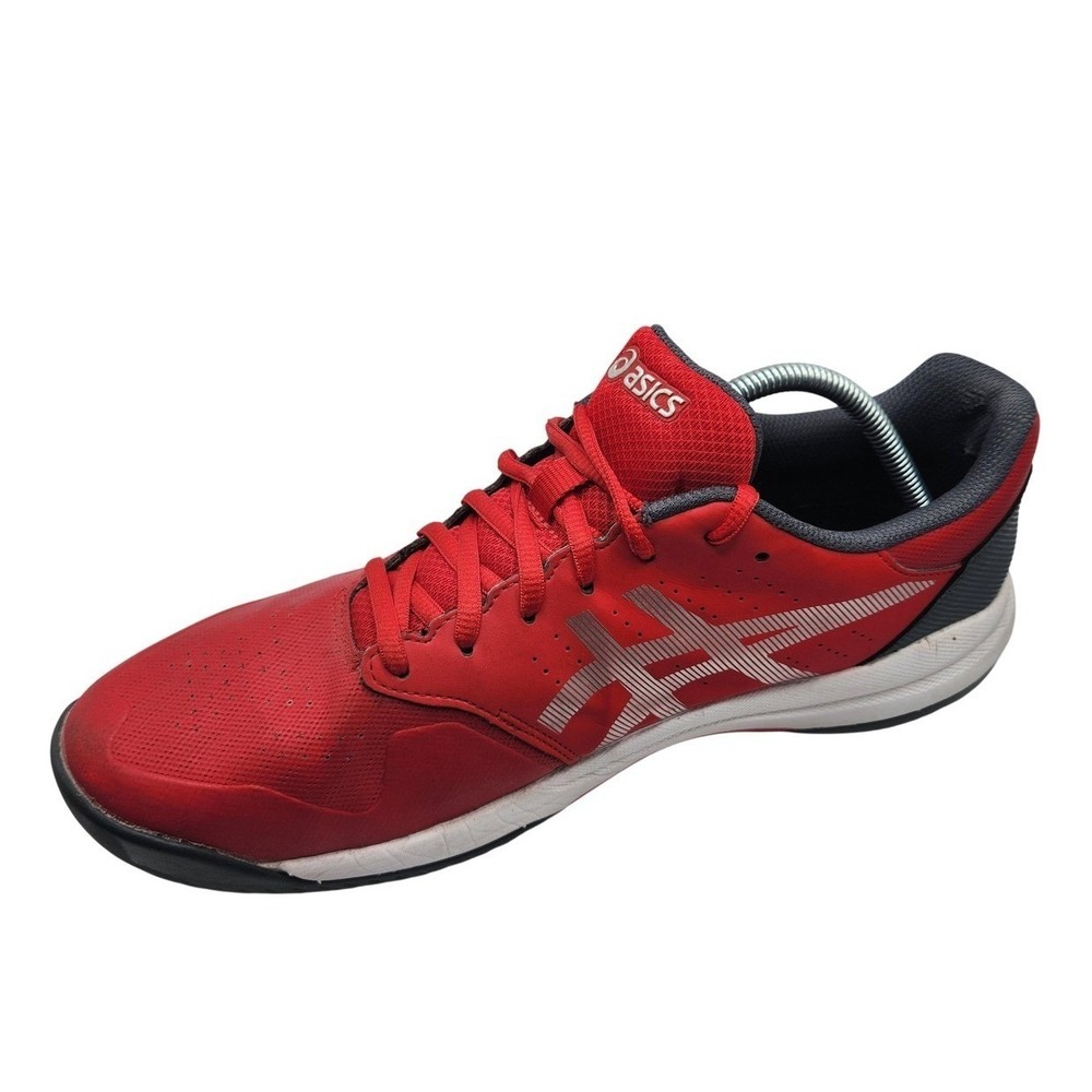 Asics Gel-Game 7 Mens Tennis Shoes Red Silver 1041A042 Size 11